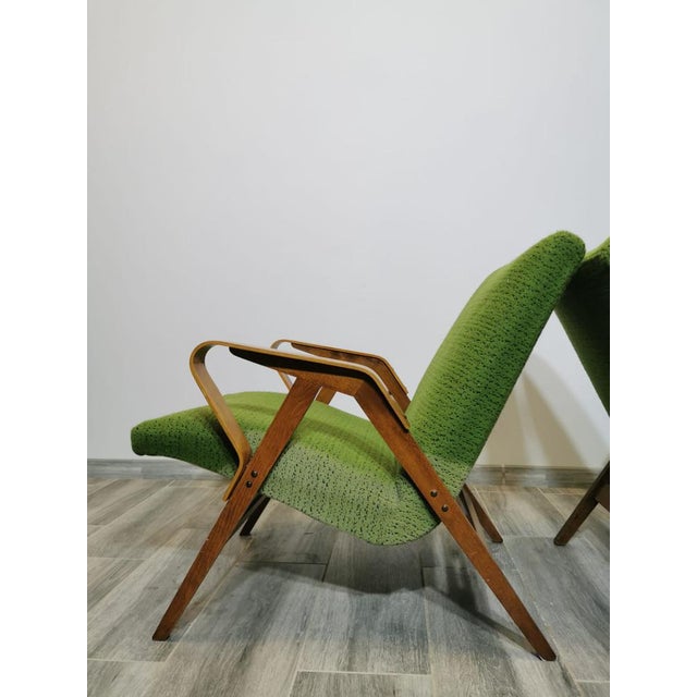 Set of Armchairs by Frantisek Jirak for Tatra, 1960s, in Good conditions. Designed 1960 to 1969 This piece has an...