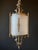 Glass and Brass Lantern, 1960s For Sale - Image 4 of 10