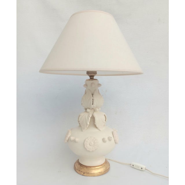 Spanish Ceramic Leaves Lamps from Manises, 1950s, Set of 2, in Flawless conditions. Designed 1950 to 1959 Up to 250V...