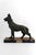 Important sculpture of a German Shepherd, Trophy for the Perrier Challenge, France, 1942. We are pleased to present an...