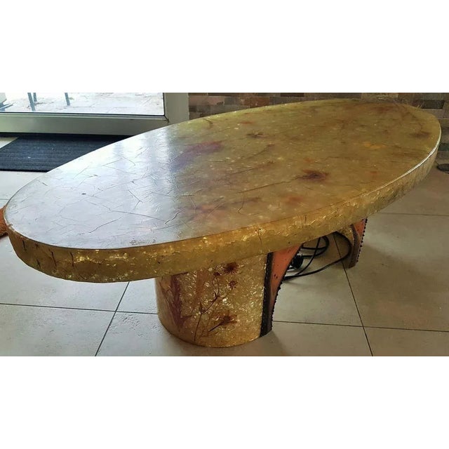 French Illuminated Resin Coffee Table from Accolay, 1968 For Sale - Image 6 of 18