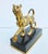 Edward F. Caldwell & Co. E. F.Caldwell and Co. Gilt Bronze Panther Circa 1900 For Sale - Image 4 of 6