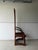 Brown Late 20th Century Artisan Made Folk Art Teak High Back Chair Thailand For Sale - Image 8 of 8