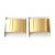Mid-Century Modern Spanish Metal Sconces, 1980s, Set of 2 For Sale - Image 3 of 3