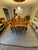 1980s Karges Vintage Dinning Room Table 48 X 72 Expands to 132 Included 8 Chairs and 3 Inserts (Leaves) For Sale - Image 9 of 9