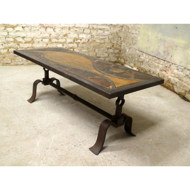 Brutalist Coffee Table, France, 1960s, in Good conditions. Designed 1960 to 1969