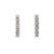 Gender: Ladies Metal Type: 14K White Gold Length: 0.75 inches Width: 2.80 mm Weight: 1.61 grams Ladies 14K white gold,...