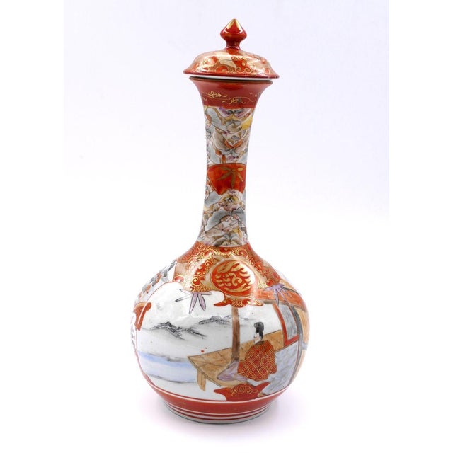 19th-Century Japanese Kutani Vases, Set of 3 For Sale - Image 15 of 18