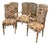 Set of 6 Vintage Louis XVI Dining Chairs in Premium Tapestry Jacquard Fabric For Sale
