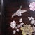 Wood Late 19th Century Square Wooden Tray With Mother-of-Pearl Bird and Peony Inlay For Sale - Image 7 of 9