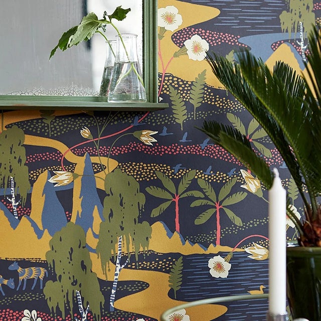 Borastapeter Sample - Borastapeter Flyttfrö Wallpaper in Multi For Sale - Image 4 of 4