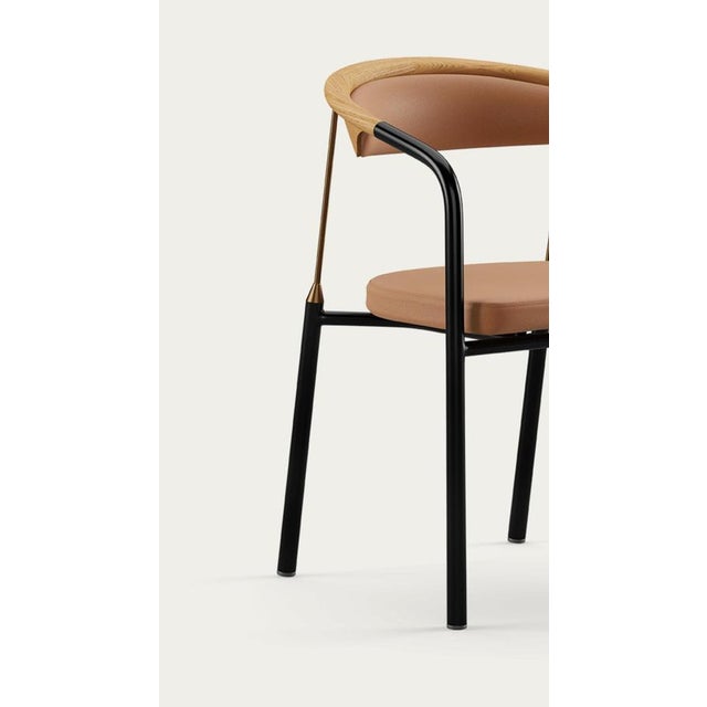 Black Chairman Chair in Oak with Upholstery in Silt by Henrik Tengler for One Collection For Sale - Image 8 of 15