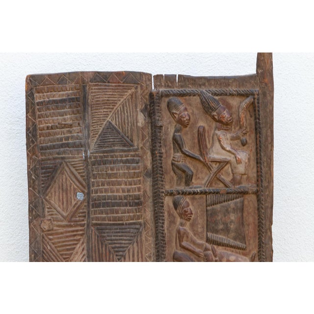 Royal Yoruba African Carved Door For Sale - Image 4 of 8