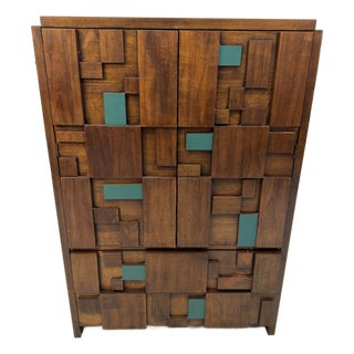 Mid-Century "Staccato" Armoire by Lane Furniture For Sale