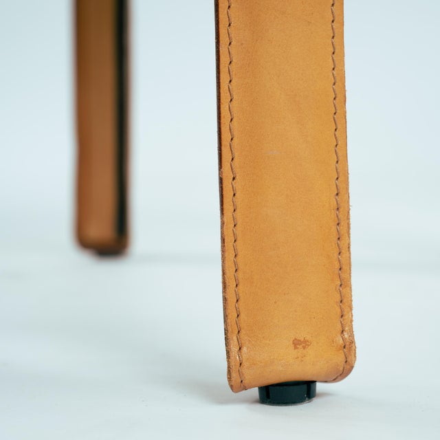 Model 412 CAB Dining Chairs in Cognac Leather by Mario Bellini for Cassina, 1990s, Set of 6 For Sale - Image 16 of 18