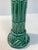 Chinoiserie Majolica Ceramic Split Reed Faux Bamboo Candlesticks Pair For Sale - Image 3 of 5