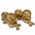 European Artist, Reclining Lions, Gilded Bronze, Set of 2 For Sale - Image 5 of 9