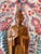 1950s Handcarved Satinwood Buddha For Sale - Image 9 of 10