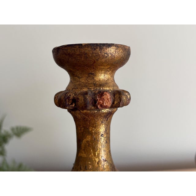 Add a touch of old-world charm to your home with this stunning set of two Spanish or Florentine gilt and mirrored wood...
