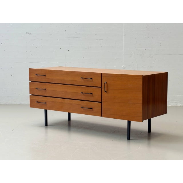 Mid-Century Scandinavian Teak Lowboard with Drawers For Sale - Image 4 of 16