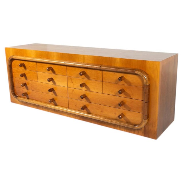 Mid-Century Walnut Sideboard with Drawers, Italy, 1960s For Sale - Image 13 of 13