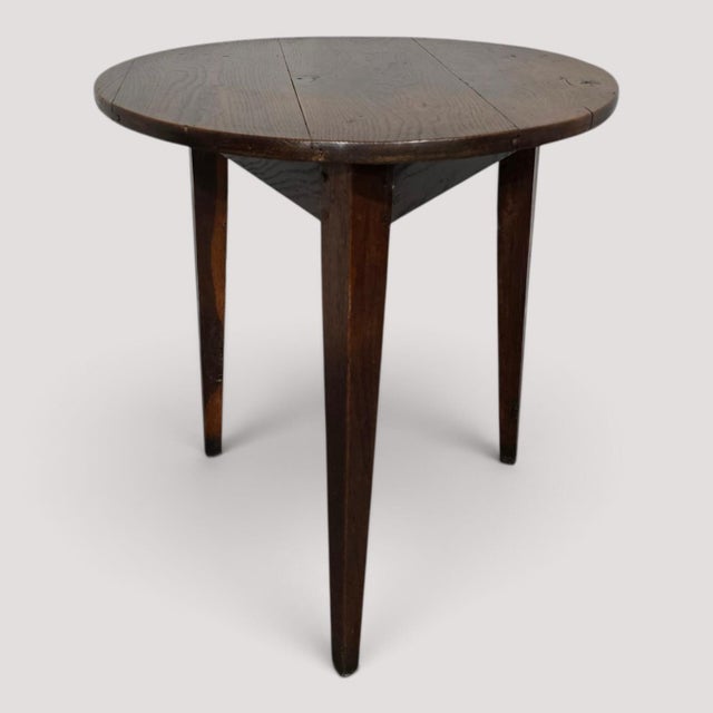 Antique Georgian Oak Cricket Table, 1790 For Sale - Image 10 of 10