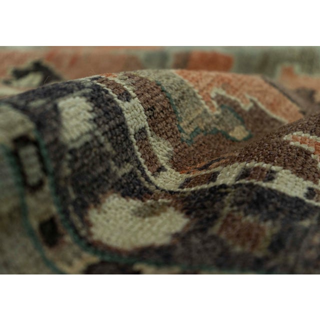 Textile Turkish Oushak Old Wool Rug 14'7" x 19'11" #30144 For Sale - Image 7 of 8