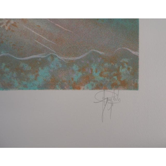 Guy Ribes, Nu au clair de lune, Lithograph For Sale - Image 6 of 8