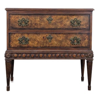 Ff Fine Furniture Two Drawer Nightstand For Sale
