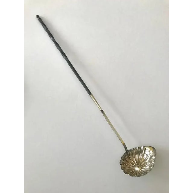 Antique French Silver Toddy Ladle 18th Century Hallmark 950 Pure Sterling For Sale - Image 9 of 9