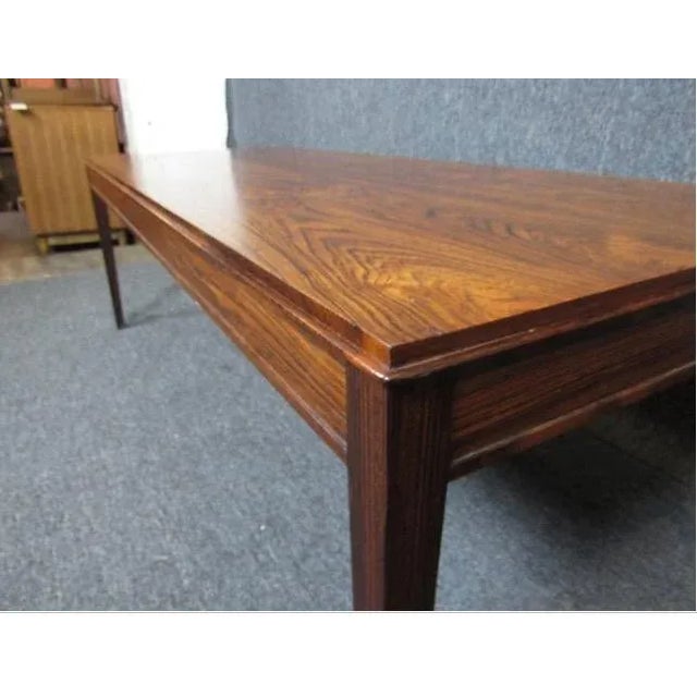 Mid-Century Rosewood Coffee Table For Sale - Image 4 of 9