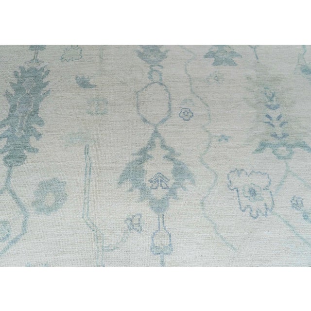 Turkish Oushak Rug 9'1" x 12'7" #20346 For Sale - Image 4 of 8