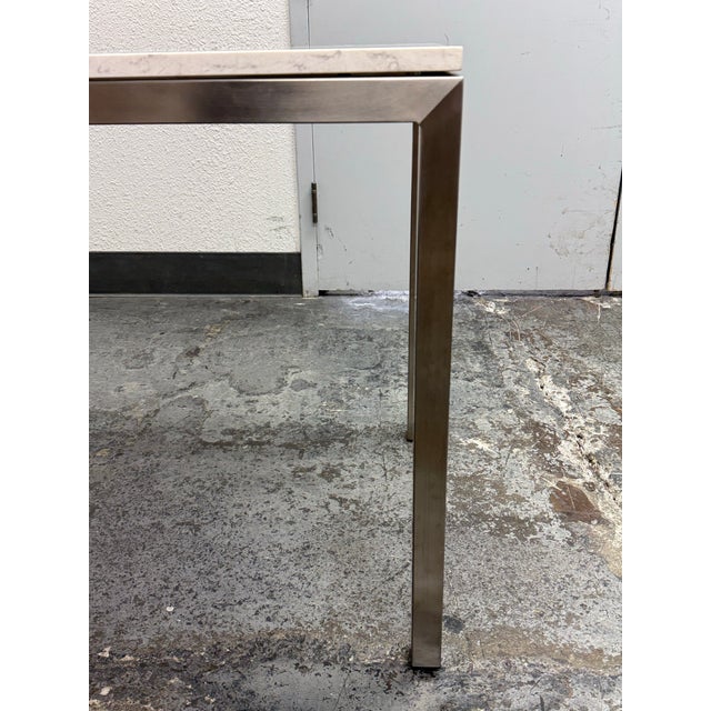 Room & Board Portica Marble Top Desk + Return For Sale In San Francisco - Image 6 of 12