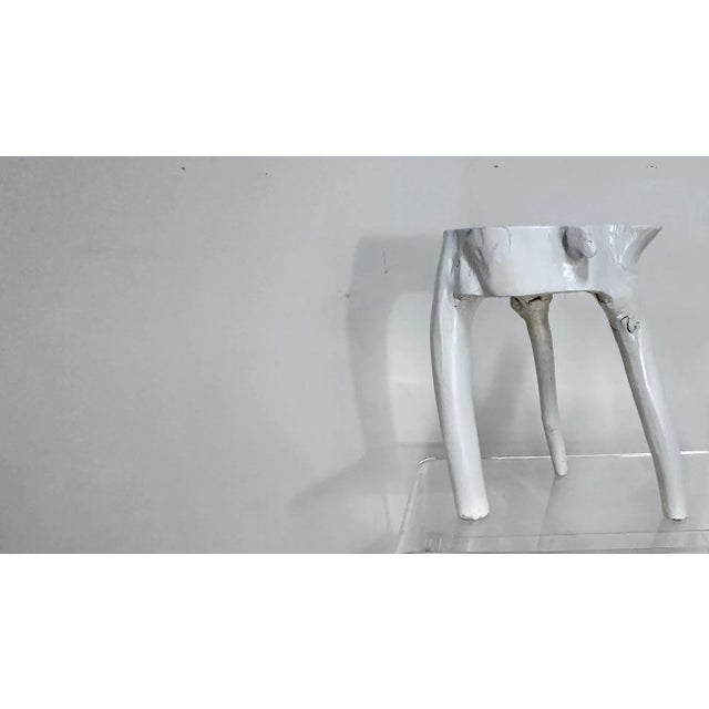 Unusual composition table cast in the form of a tree branch. Wonderful organic details completely capture the essence of a...