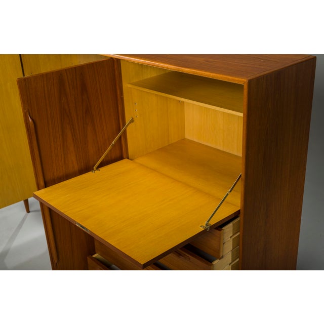 Mid-Century Teak Type Rt 200 Highboard in Teak by Heinrich Riestenpatt for RT Möbel, 1960s For Sale - Image 17 of 18
