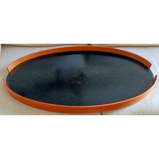 Mid-Century Modern Mid-Century Modern Ebony Tray For Sale - Image 3 of 3