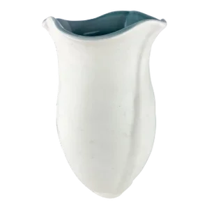 Vintage Studio Pottery Organic Vase Natural Form Signed Blue Inside Fasillo