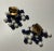 Modern 1950s Plastic Swirl Clip-On Earrings - 2 Pieces For Sale - Image 3 of 3