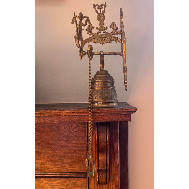 Add striking Old World character to your space with this substantial vintage European-style monastery pull bell....