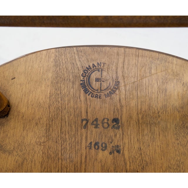 Wood Pair of Mid-Century Modern Solid Maple Conant Ball Russel Right Sid Chairs Mint! For Sale - Image 7 of 16