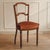 Antique Louis XVI Salon Chair with Velvet Upholstery, 1880 For Sale - Image 9 of 10