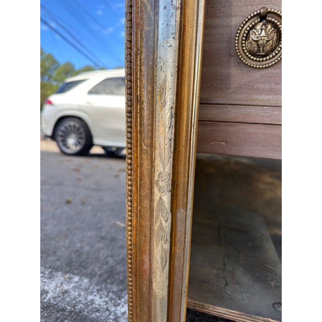 Glass 19th Century Louis Philippe Mirror For Sale - Image 7 of 7