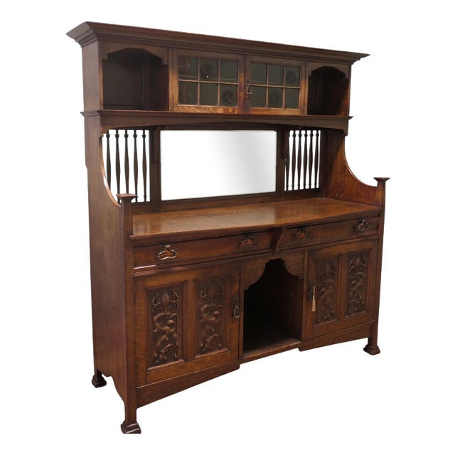 Large Arts and Crafts Sideboard from Shapland and Petter, 1900 For Sale