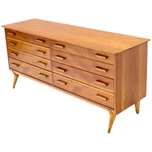 John Stuart Renzo Rutily 7 Drawers Dresser on Sculpted Legs