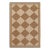 Erin Gates by Momeni Saybrook Diamond Natural Indoor/Outdoor Area Rug 5'3" X 7' For Sale