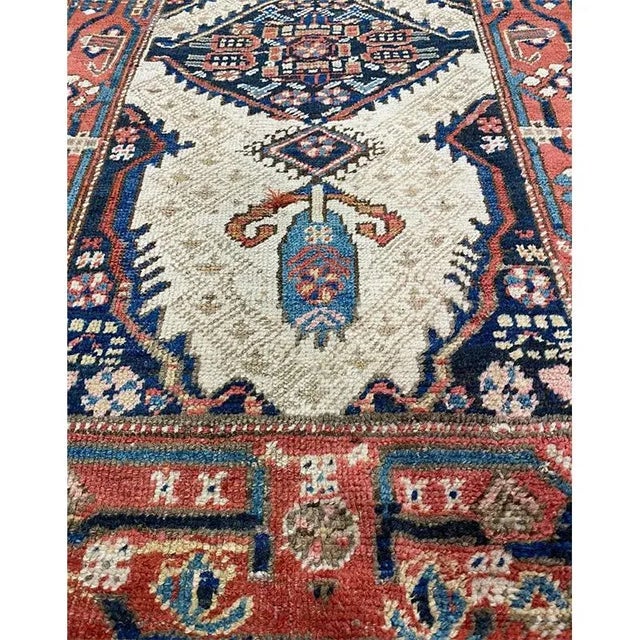 1920s Old Persian Sarab Runner Rug 3’1″ X 14’2″ For Sale - Image 4 of 12