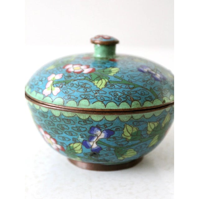 Antique Chinese Cloisonne Box For Sale - Image 12 of 12