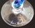 Price reduced $200. Now only $790! Lovely set of 4 wine glasses, and decanter with stopper. Beautiful aqua coloring on...