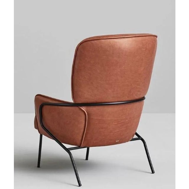 Not Yet Made - Made To Order Leather Armchair by Pepe Albargues For Sale - Image 5 of 6