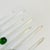 Late 20th Century Glass Olive Drink Stirrers - Set of 7 For Sale - Image 5 of 6